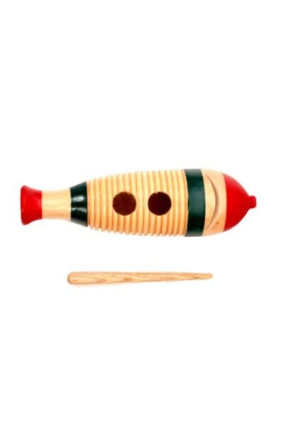 Ahşap Balık Guıro 21 Cm