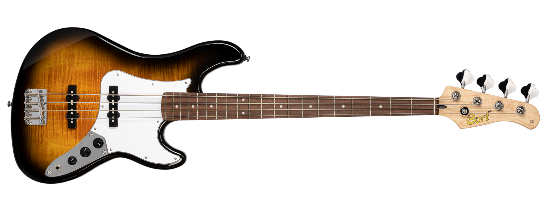 CORT GB24JJ2T BASS GİTAR, 2TONE BURST