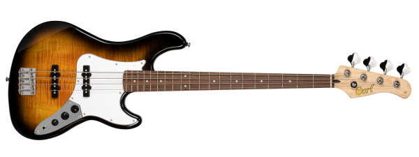 CORT GB24JJ2T BASS GİTAR, 2TONE BURST