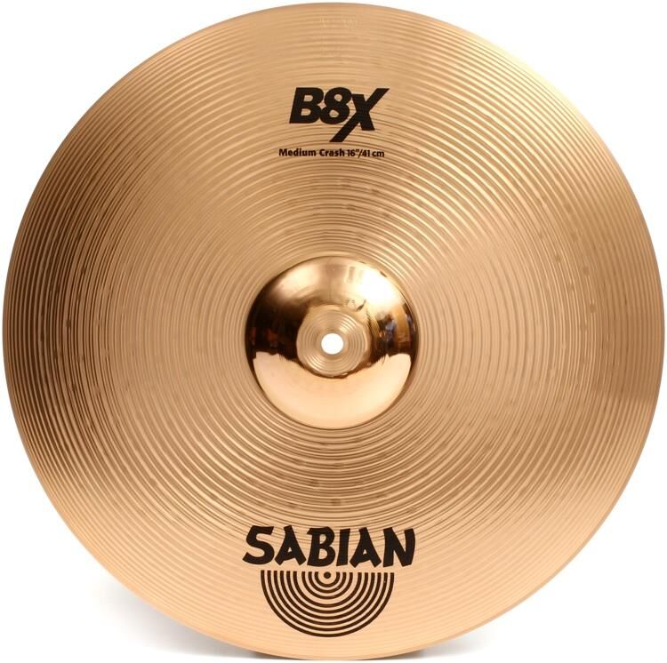 SABIAN 41608X 16'' B8X MEDIUM CRASH ZİL