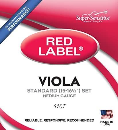 VIOLA TEL SETİ, RED LABEL, MEDIUM (15''-16.5''),