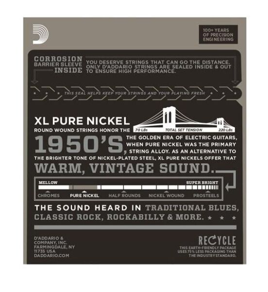 DADDARIO EPN21 ELEKTRO GİTAR SETİ, 12-51, JAZZ LITE