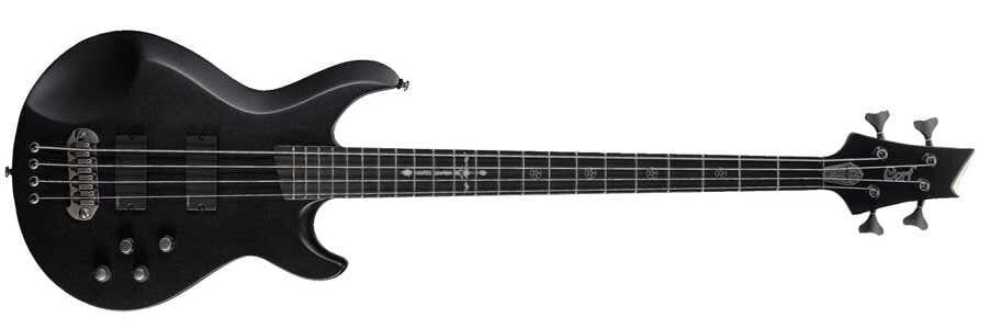 CORT EVLZ6BBKMS BASS GİTAR, SİYAH METALİK SATİN