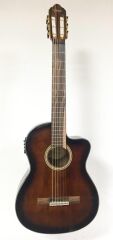 VALENCIA VC564CEBSB ELEKTRO KLASİK GİTAR, CUTAWAY, 4/4, KAHVE SUNBURST