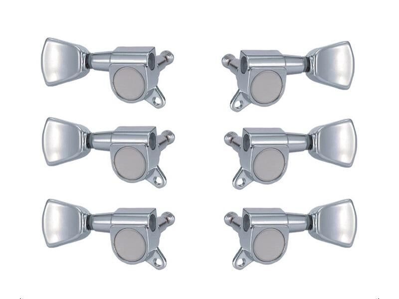 VALENCIA EMH7004CRR3L3 ELEKTRO GİTAR BURGUSU, 3 SAĞ+3 SOL, KROM