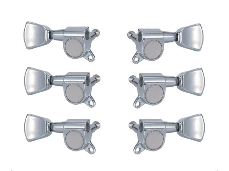 VALENCIA EMH7004CRR3L3 ELEKTRO GİTAR BURGUSU, 3 SAĞ+3 SOL, KROM