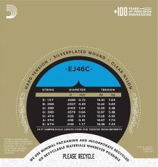 DADDARIO EJ46C PRO-ARTE KLASİK GİTAR TEL SETİ, COMPOSITE CORE, HARD TENSION