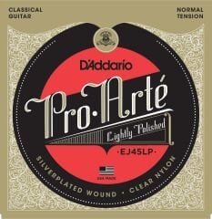 DADDARIO EJ45LP PRO-ARTE KLASİK GİTAR TEL SETİ, LIGHTLY POLISHED