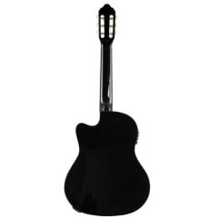 VALENCIA VC104TCVTBK ELEKTRO KLASİK GİTAR, 4/4, SİYAH, SAP ÇELİKLİ
