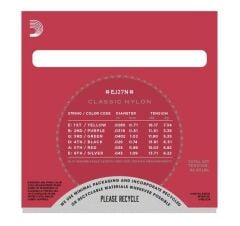 DADDARIO EJ27N KLASİK GİTAR TEL SETİ, 4/4, SILVERPLATED WOUND, NORMAL TENSION