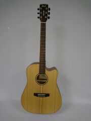 CORT EARTHGRAND BW CFM OP ELEKTRO AKUSTİK GİTAR, ÇANTALI, CUTAWAY