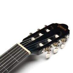 VALENCIA VC104TBK KLASİK GİTAR, 4/4, SİYAH, SAP ÇELİKLİ