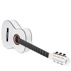 VALENCIA VC103TWT KLASİK GİTAR, 3/4, BEYAZ, SAP ÇELİKLİ