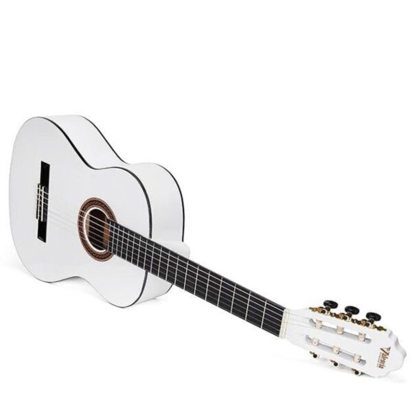 VALENCIA VC103TWT KLASİK GİTAR, 3/4, BEYAZ, SAP ÇELİKLİ