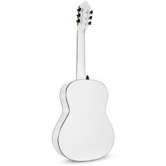 VALENCIA VC103TWT KLASİK GİTAR, 3/4, BEYAZ, SAP ÇELİKLİ