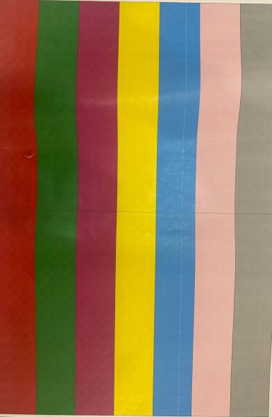 PİYANO NOTA STİCKER RENKLERLE KOLAY ÖĞRETİM 357!