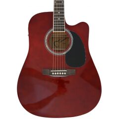 Almira F650N-WRC Wine Red Elektro Akustik Gitar
