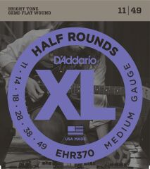 DADDARIO EHR370 ELEKTRO GİTAR TEL SETİ, 11-49, HALF ROUNDS, MEDIUM