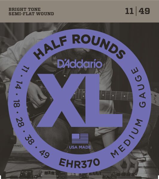DADDARIO EHR370 ELEKTRO GİTAR TEL SETİ, 11-49, HALF ROUNDS, MEDIUM