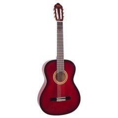 VALENCIA VC101TRDS KLASİK GİTAR, 1/4, KIRMIZI, SAP ÇELİKLİ