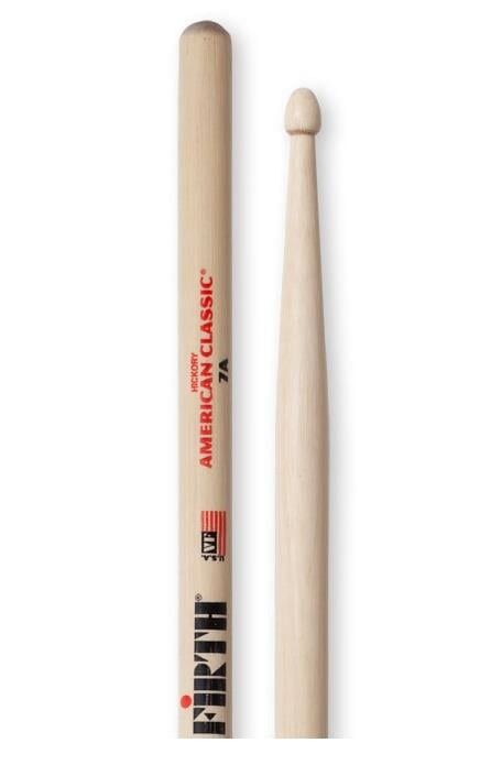 VICFIRTH V7A BAGET 7A, HICKORY, 0.540''x15 1/2'', MED