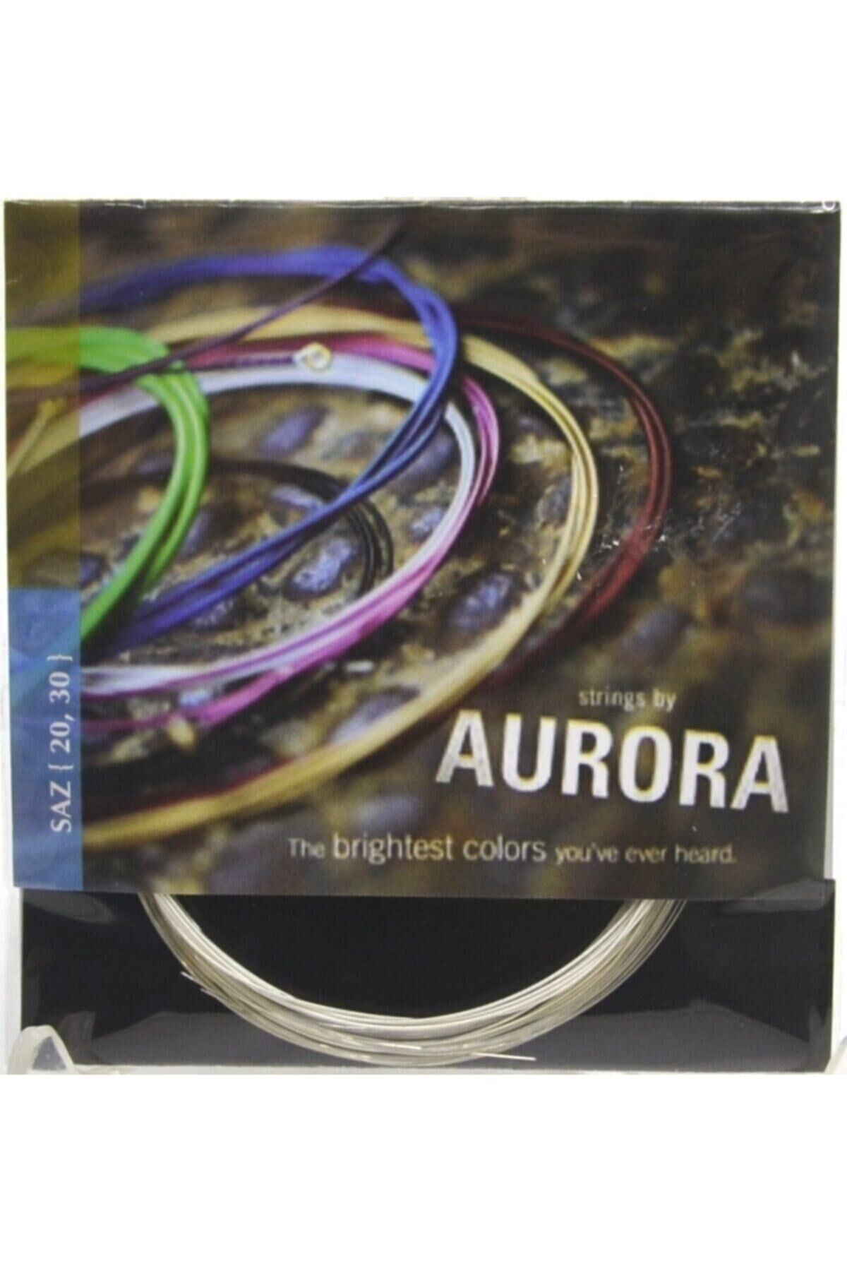 Aurora Uzun Sap 0,20 Uzun Saz Teli - Mızrap Hediyeli Aurora Bağlama Teli