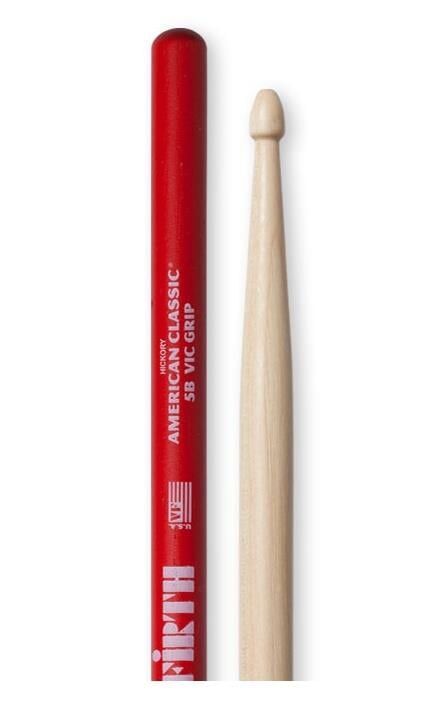 BAGET(ÇİFT) VIC 5B GRIP, HICKORY, 0.595''x16'', MEDI