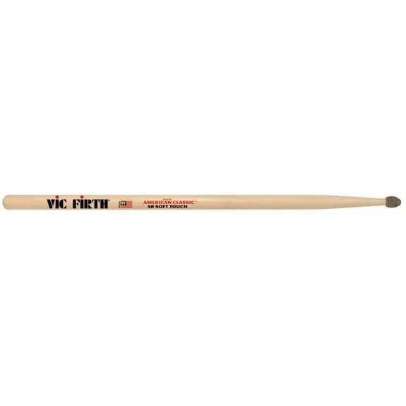 VICFIRTH V5BST BAGET 5B SOFT TOUCH (KEÇE UÇ), HICKORY, 0.59