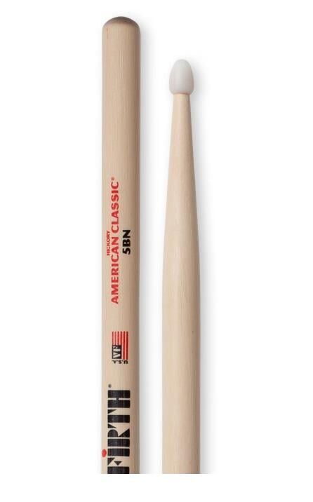 VICFIRTH V5BN BAGET 5BN, HICKORY, 0.595''x16'', MED