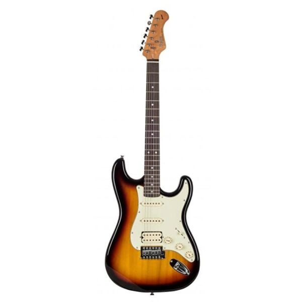 KOZMOS KST-62HSS-GRWN-3TS 3 Ton Sunburst Elektro Gitar