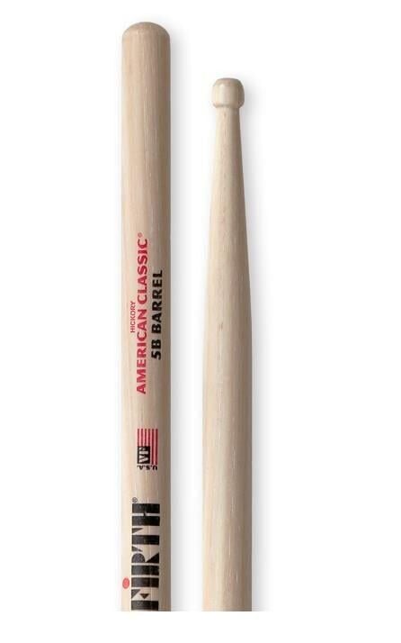 VICFIRTH V5BBRL BAGET 5B BARREL TİP, HICKORY, 0.595''X16''