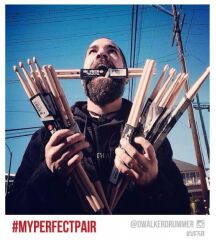 VICFIRTH V5B BAGET 5B, HICKORY, 0.595''x16'', MED