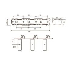 VALENCIA CMH0150CR KLASİK GİTAR KULAĞI 3 SAĞ+3 SOL