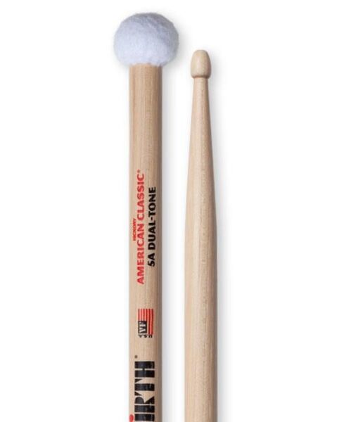 VICFIRTH V5ADT BAGET 5A DUAL-TONE, HICKORY, 0.565''x16''