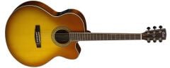 CORT CJ5X-HBS ELEKTRO AKUSTİK GİTAR, JUMBO CUTAWAY, HONEY BURST
