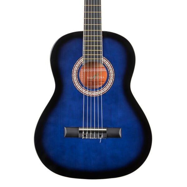 BARCELONA LC 3600 BB / 3/4 Junior Blue Black Sunburst Klasik Gitar