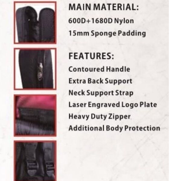 KLASİK GİTAR KILIFI, SCALE 4/4, SİYAH+ RENK, 600D