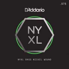 DADDARIO NYXLB075 BASS TEK TEL, NYXL SERİSİ, NİKEL SARIM, 0.075