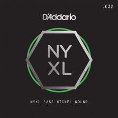DADDARIO NYXLB032 BASS TEK TEL, NYXL SERİSİ, NİKEL SARIM, 0.032