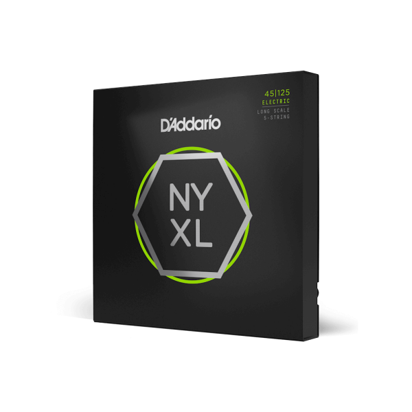 DADDARIO NYXL45125 BASS GİTAR TEL SETİ, NYXL SERİSİ, LONG SCALE, 5 TELLİ