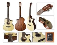 CORT CEC1 OP ELEKTRO KLASİK GİTAR, OPEN PORE