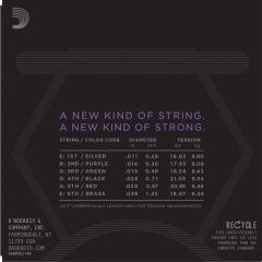 DADDARIO NYXL1149 ELEKTRO GİTAR TEL SETİ, 11-49, MEDIUM