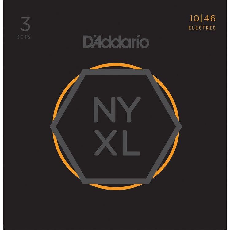 DADDARIO NYXL1046-3P ELEKTRO GİTAR TEL SETİ, 3 LÜ PAKET,  REGULAR LIGHT