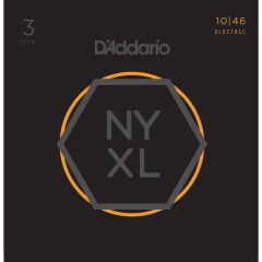 DADDARIO NYXL1046-3P ELEKTRO GİTAR TEL SETİ, 3 LÜ PAKET,  REGULAR LIGHT