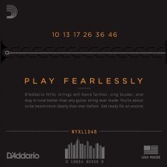 DADDARIO NYXL1046 ELEKTRO GİTAR TEL SETİ, 10-46, REGULAR LIGHT
