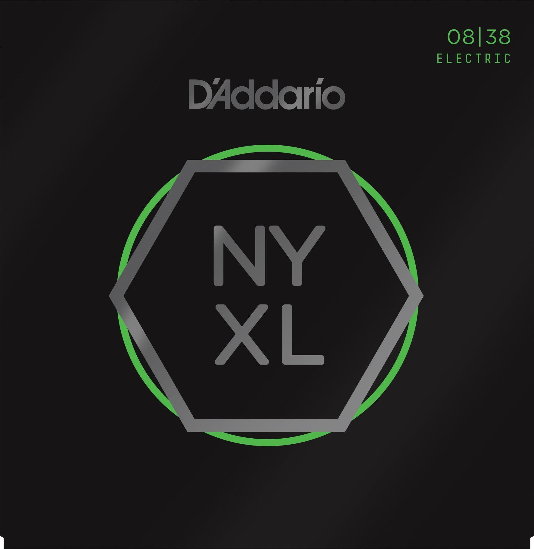 DADDARIO NYXL0838 ELEKTRO GİTAR TEL SETİ, 08-38, EXTRA SUPER LIGHT