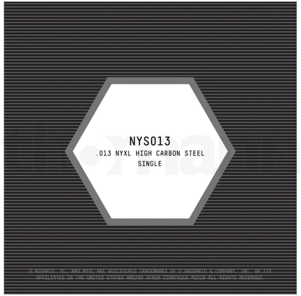 DADDARIO NYS013 ELEKTRO VE AKUSTİK TEK TEL, E-(Mİ), YÜKSEK KARBONLU ÇELİK