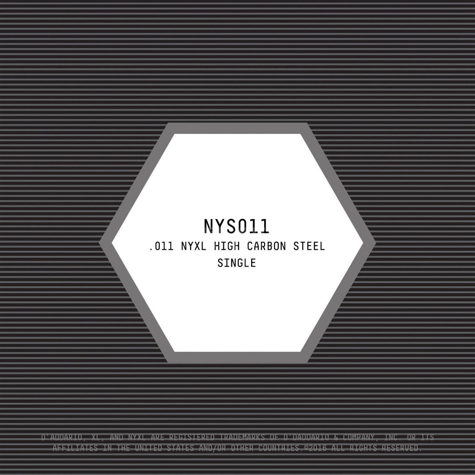 DADDARIO NYS011 ELEKTRO VE AKUSTİK TEK TEL, E-(Mİ), YÜKSEK KARBONLU ÇELİK