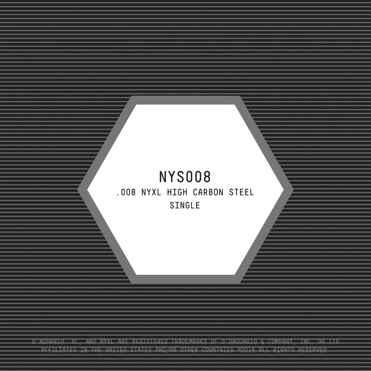 DADDARIO NYS008 ELEKTRO VE AKUSTİK TEK TEL, E-(Mİ), YÜKSEK KARBONLU ÇELİK