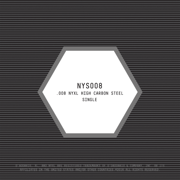 DADDARIO NYS008 ELEKTRO VE AKUSTİK TEK TEL, E-(Mİ), YÜKSEK KARBONLU ÇELİK